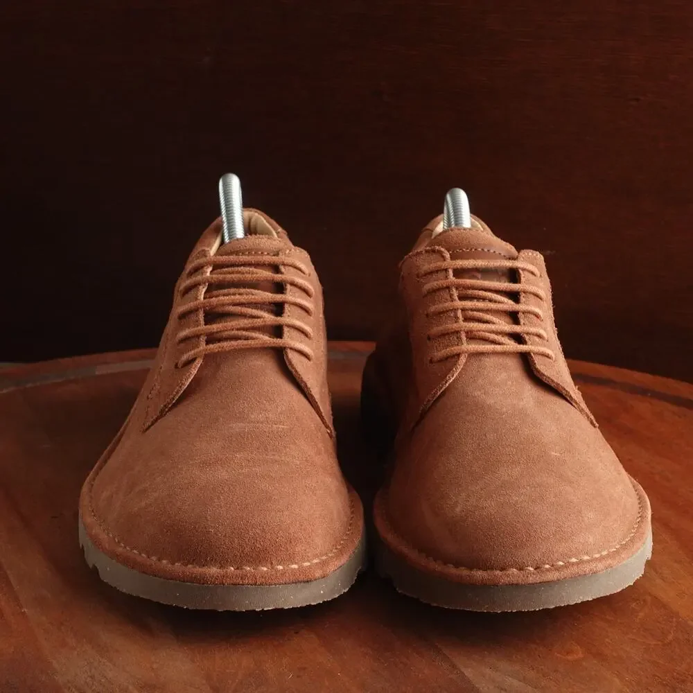 El Naturalista Derby Mens SZ EU 41 US 8.5 Brown Forest Suede Comfort Casual Shoe